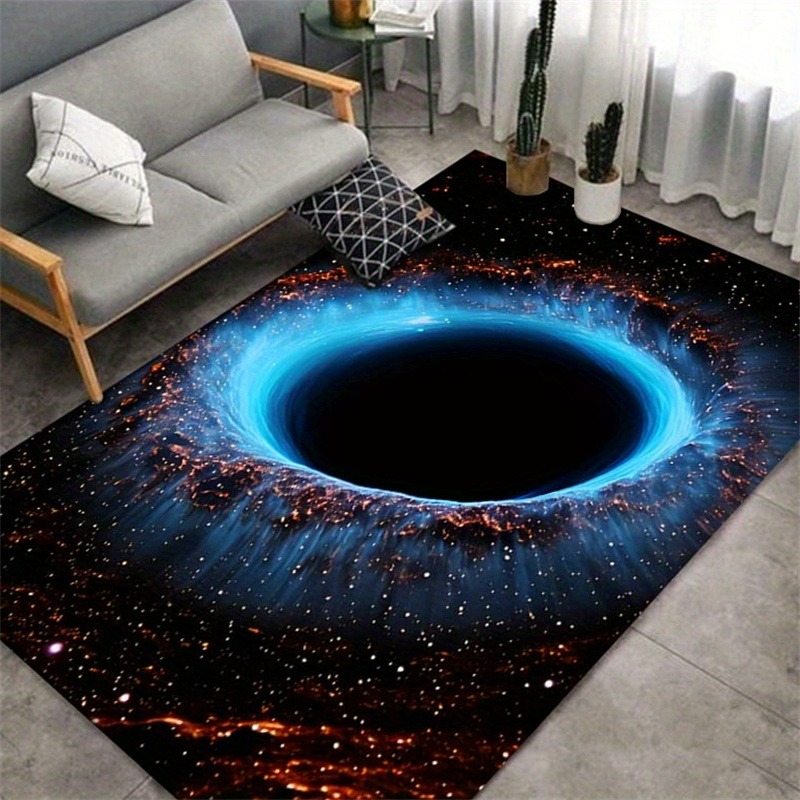 Galaxy Home Textiles - Karpet Galaksi Lubang Hitam Bintang Nebula