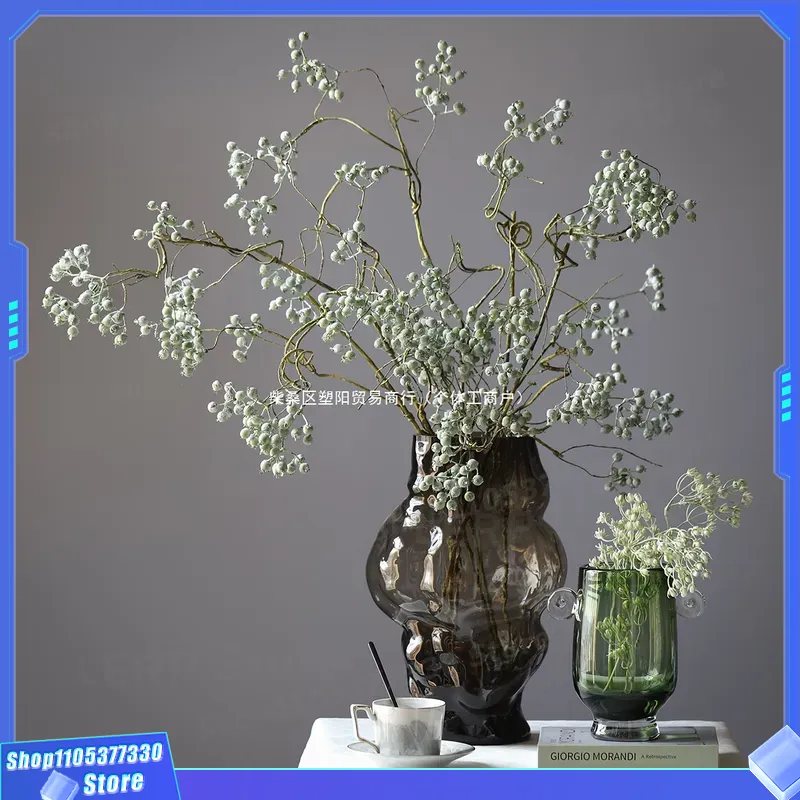 Home Textiles And Furnishing - Vas Bunga Gaya Wabi Sabi Besar