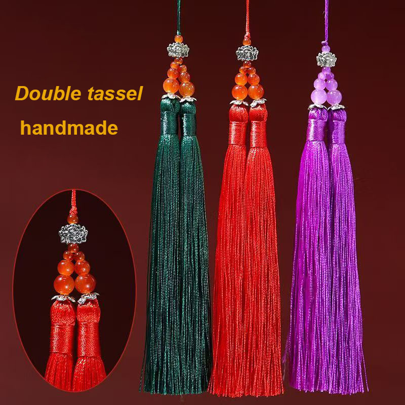 Home Textiles Suppliers - 1/2Pcs 15cm Aksesoris Liontin Rumbai Ganda