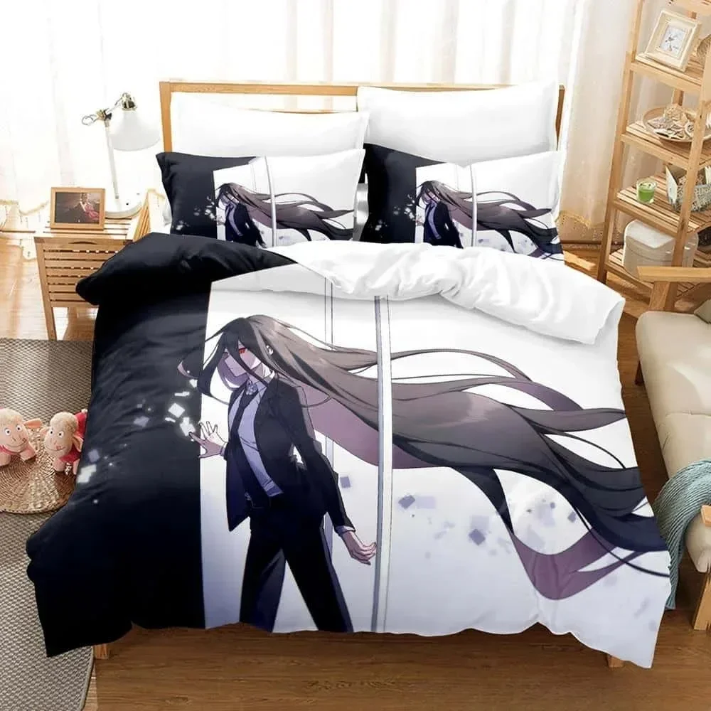 Linen Duvet Cover - Selimut 3D Danganronpa V3 Y2k Girls,