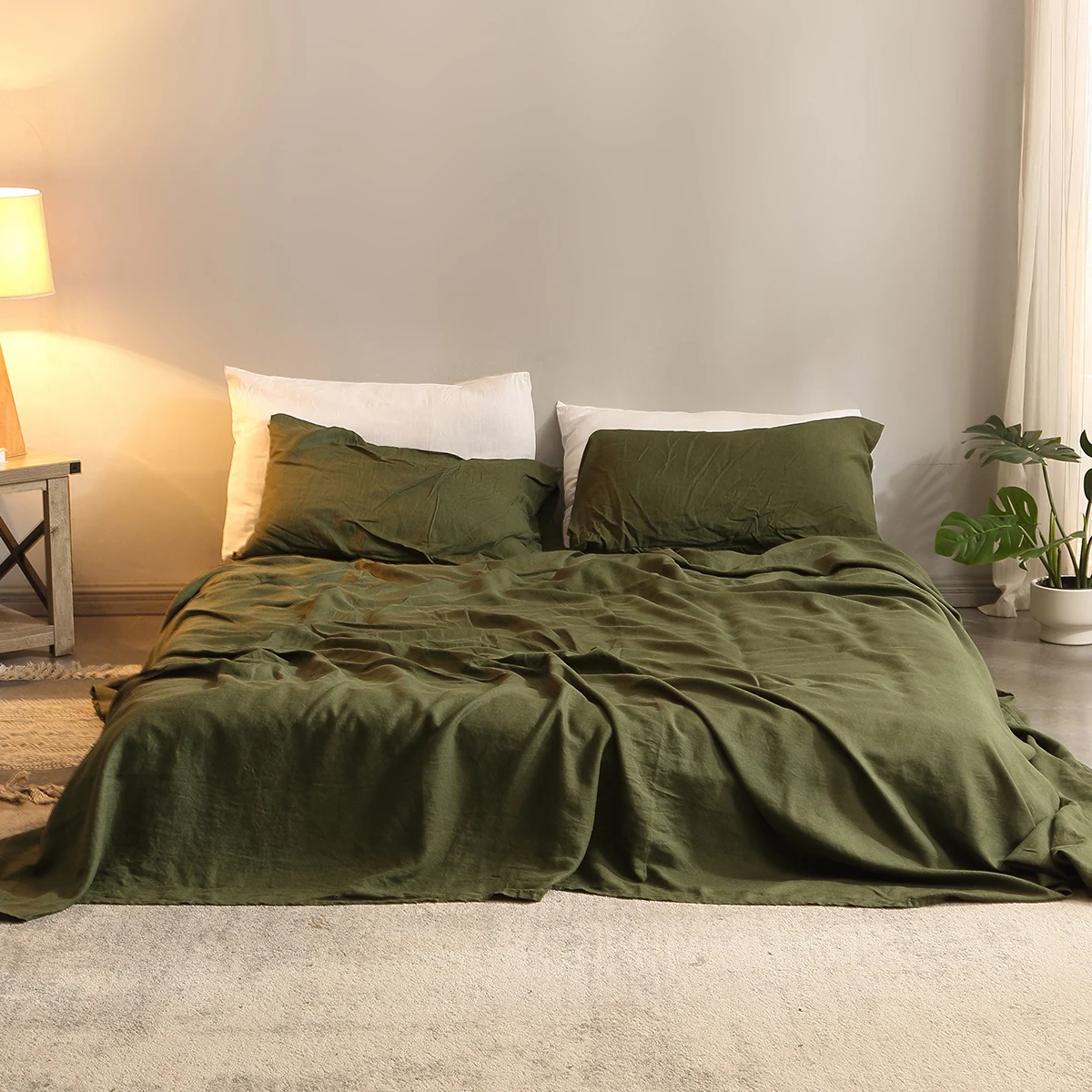 Fitted Sheet Deep - Set seprai 4 buah, Set seprai