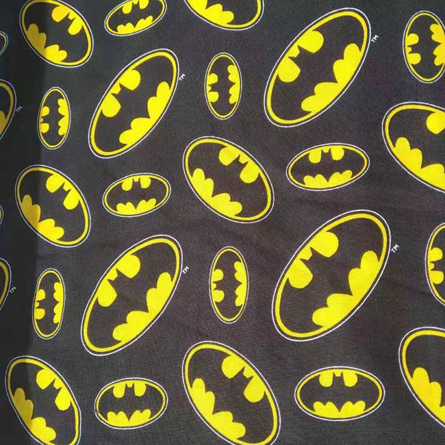 Home Textiles Design - Lebar 140Cm Kartun Batman Logo Desain