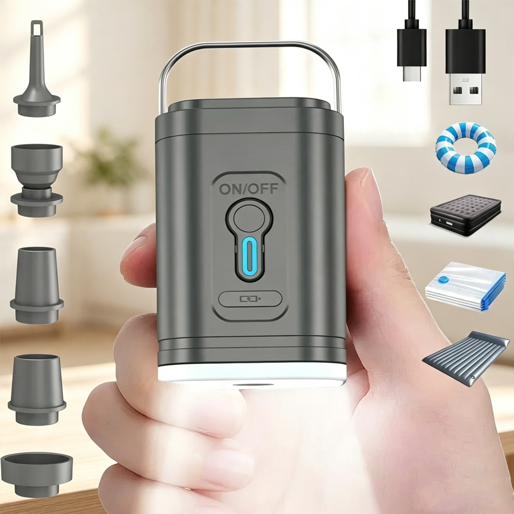 Fitted Sheet Deep - Pompa Udara Mini Portabel 1200mAh USB