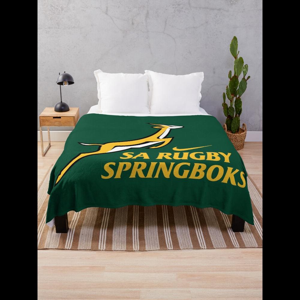 Home Textiles Design - Selimut Lempar Rugby Springbok Desain Tim