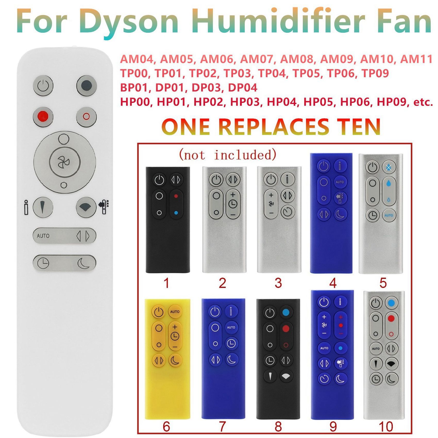 10 In 1 Remote Control untuk D - Dyson Fan Am07 ulasan dan harga