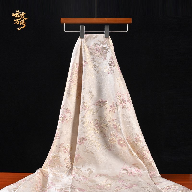 Kain jacquard bordir bunga bes - Home Textiles Design ulasan dan harga