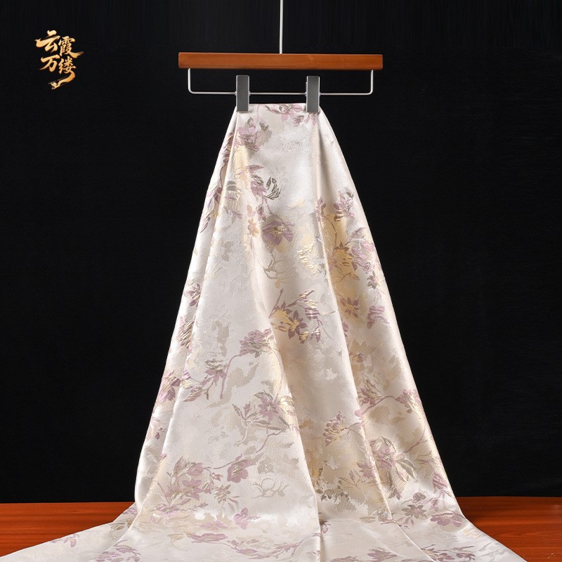 Kain jacquard bordir bunga bes - Home Textiles Design ulasan dan harga