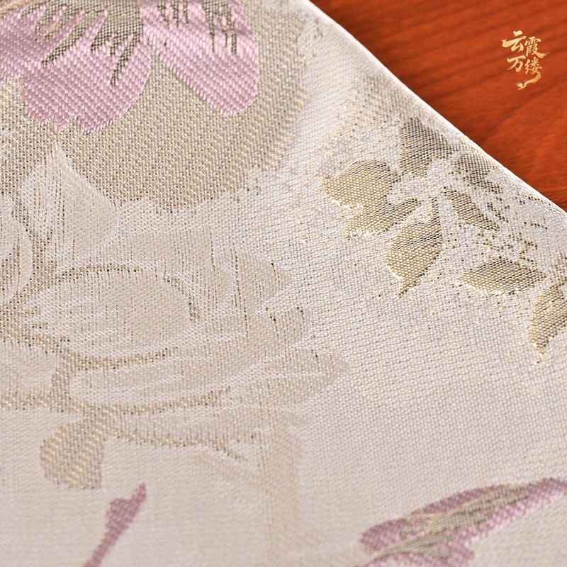Kain jacquard bordir bunga bes - Home Textiles Design ulasan dan harga