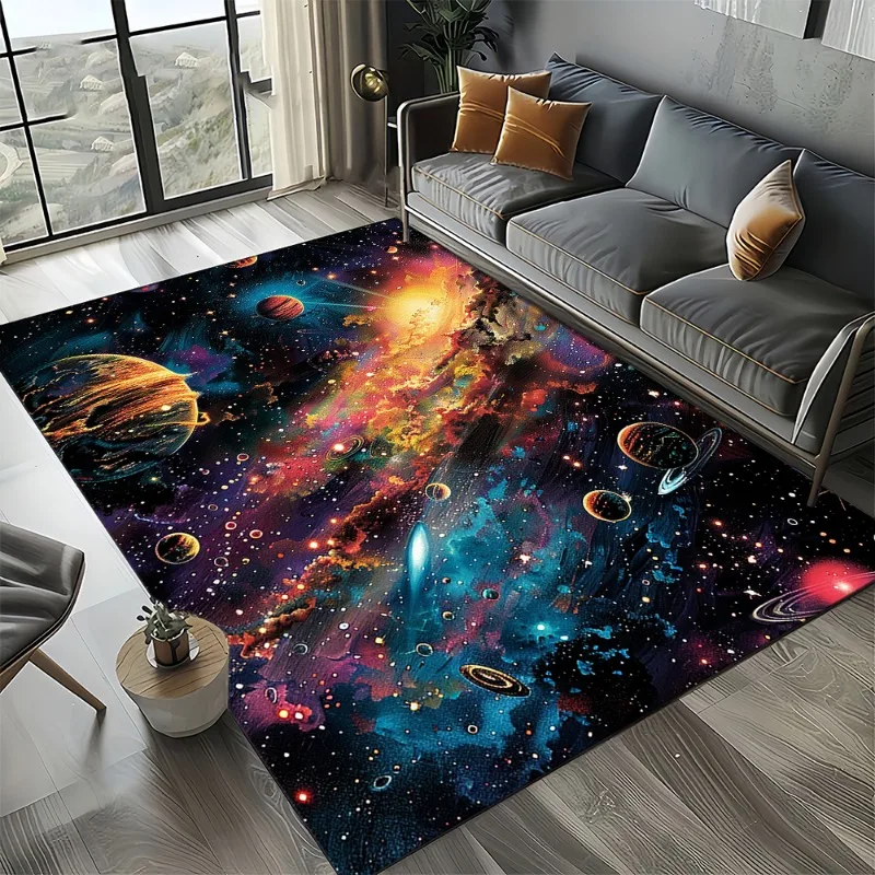Karpet Galaksi Lubang Hitam Bi - Galaxy Home Textiles ulasan dan harga
