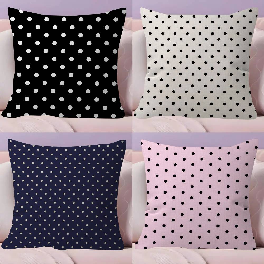 Sarung Bantal Pola Polka Dot M - Home Textiles And Furnishing ulasan dan harga