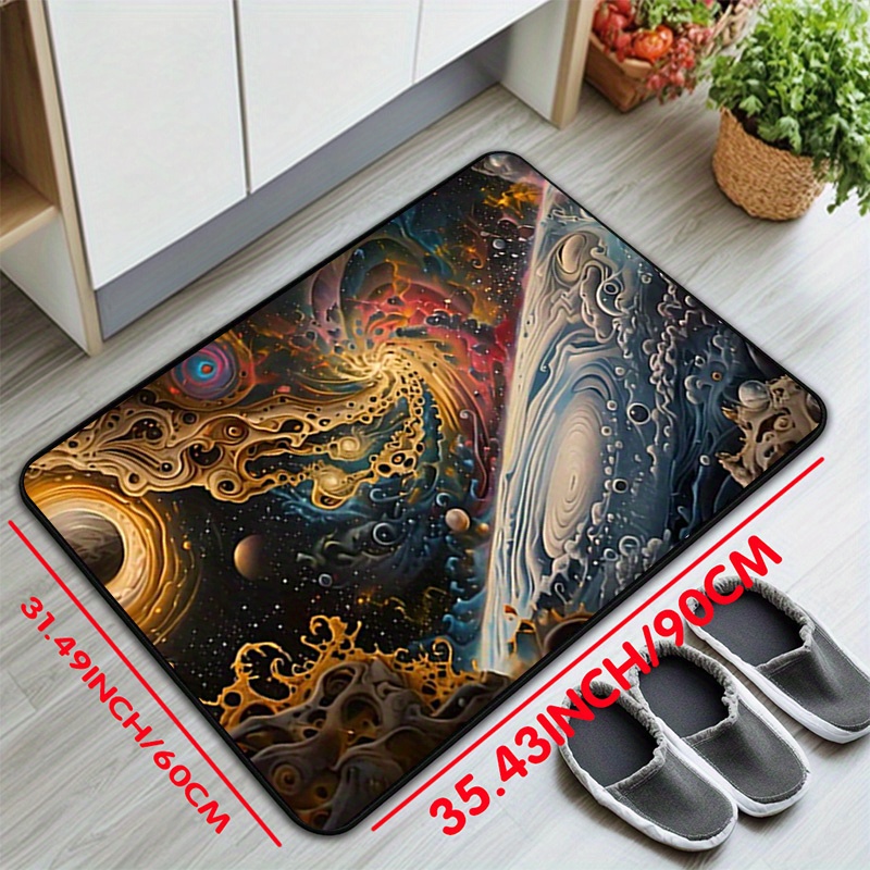 Tikar Anti-Selip Pola Ruang Ko - Galaxy Home Textiles ulasan dan harga