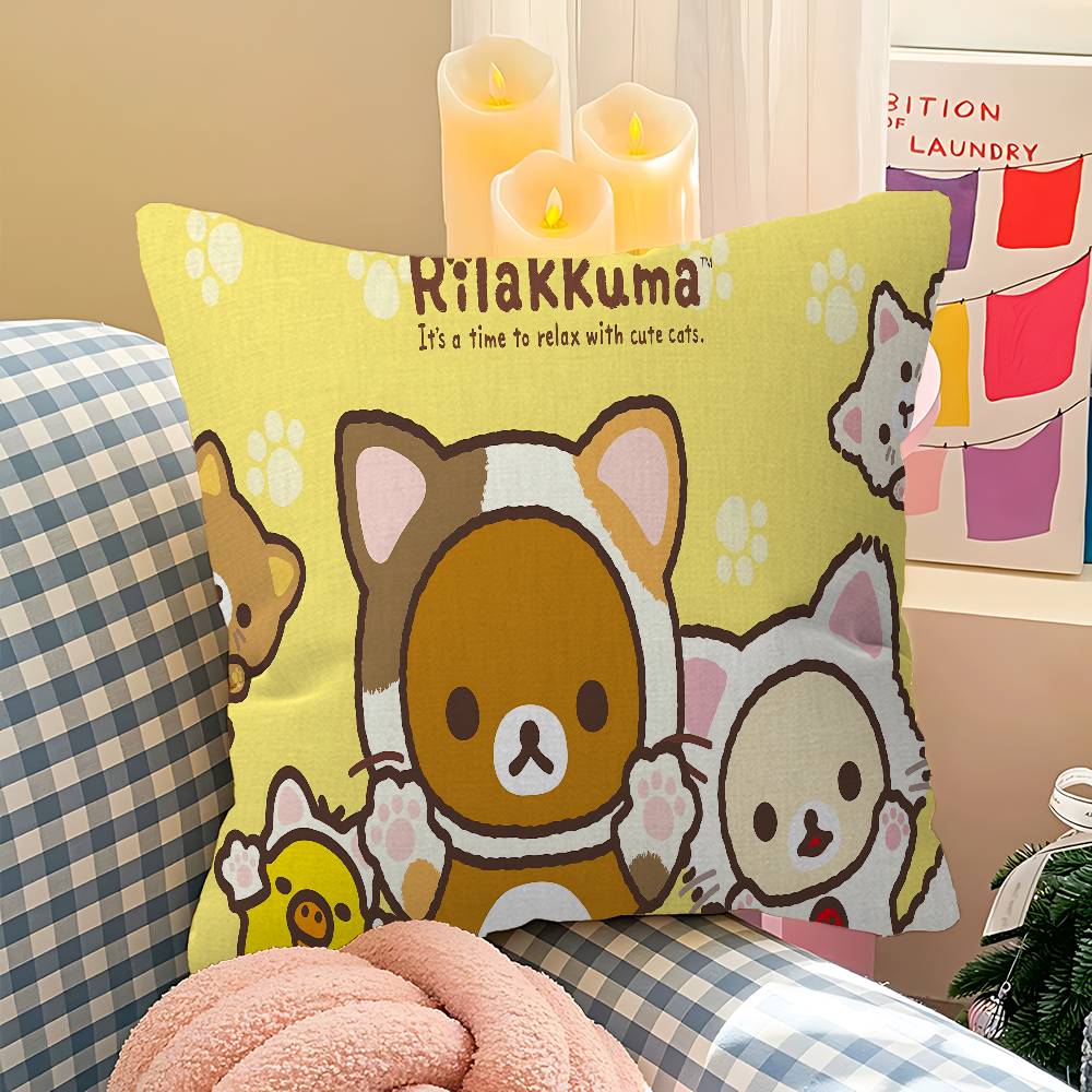 Bantal Rilakkuma Lucu, Hadiah  - Home Textiles And Furnishing ulasan dan harga