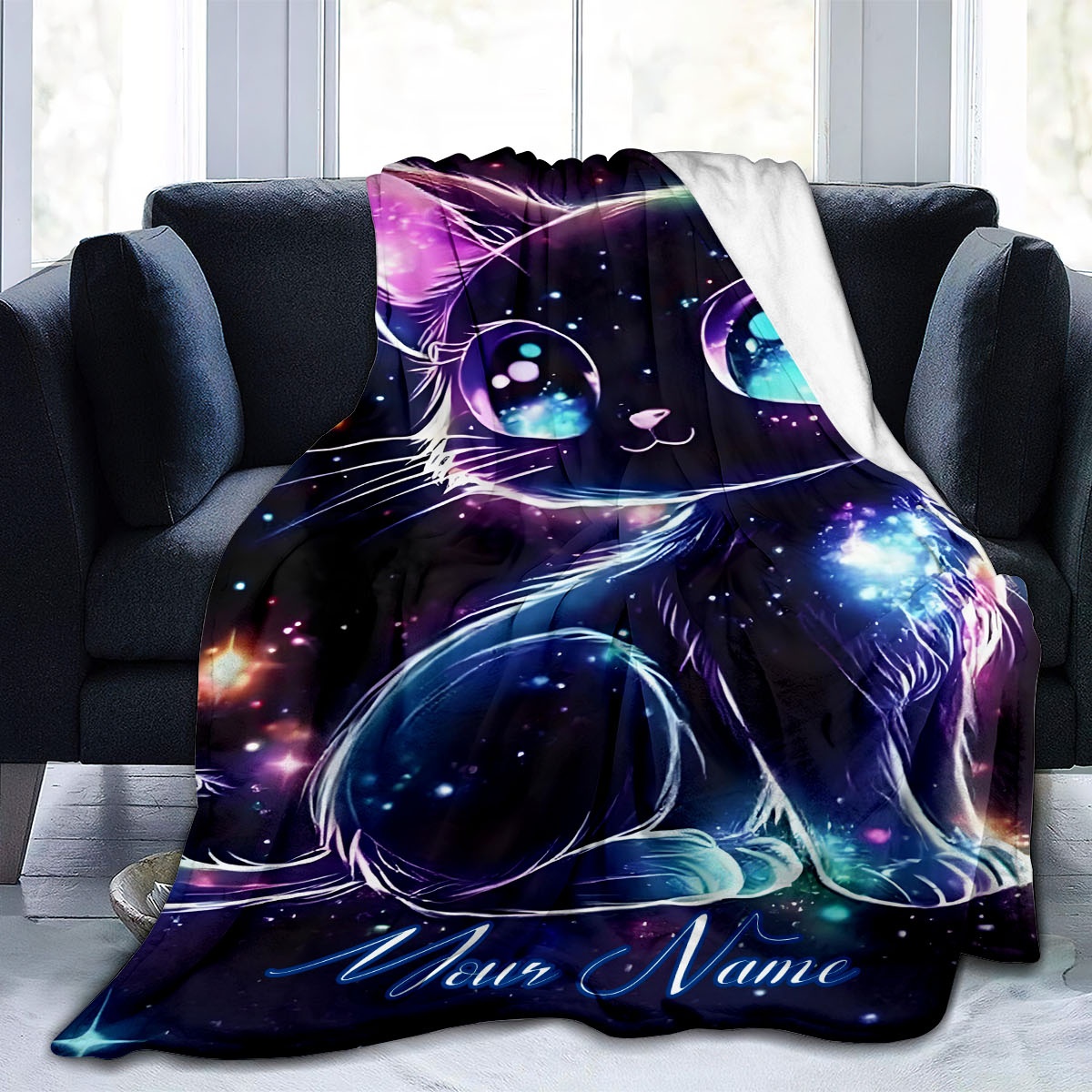 Selimut Pola Kucing Galaksi ya - Galaxy Home Textiles ulasan dan harga