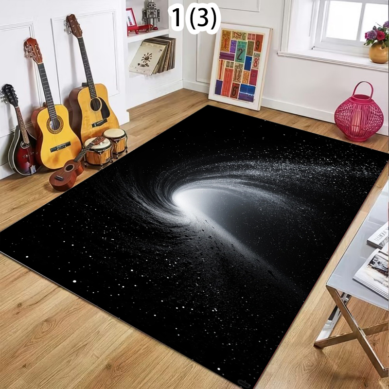 Karpet Galaxy Swirl Starry Sky - Galaxy Home Textiles ulasan dan harga
