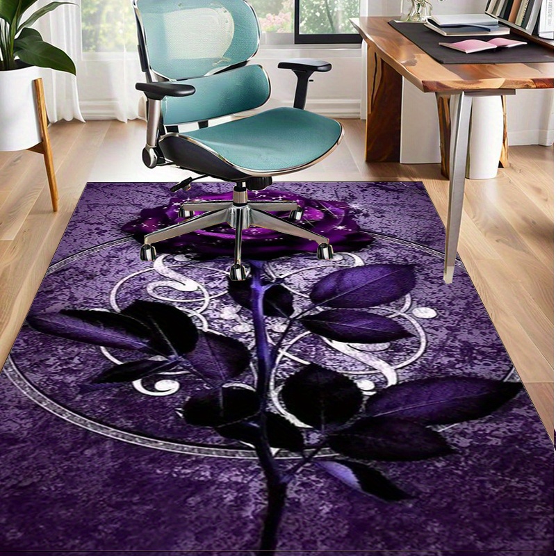 Karpet Daun Ungu untuk Dekoras - Home Textiles Design ulasan dan harga