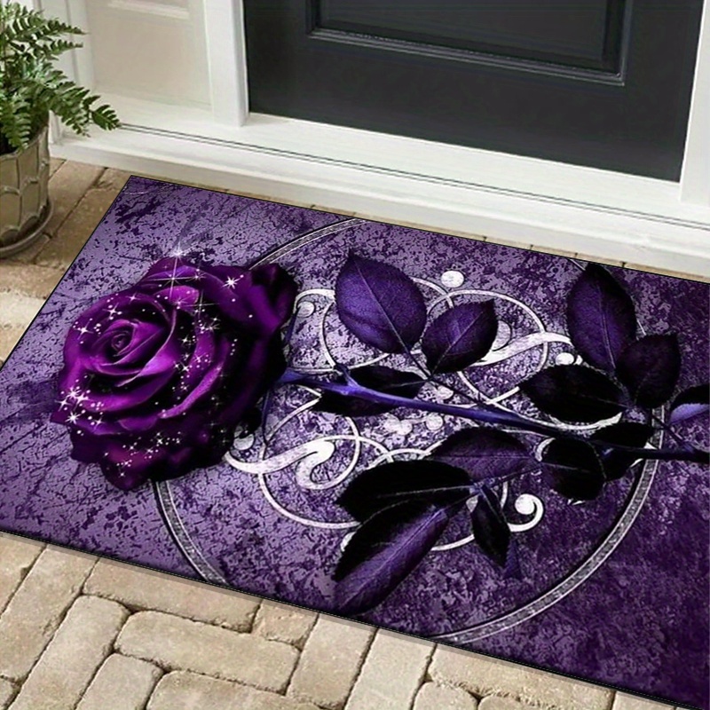 Karpet Daun Ungu untuk Dekoras - Home Textiles Design ulasan dan harga