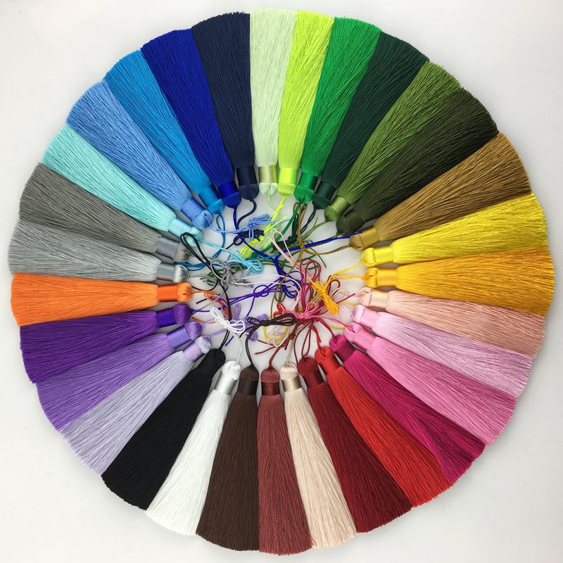 1 Buah 12CM Manik-manik Sutra  - Home Ec Textiles ulasan dan harga