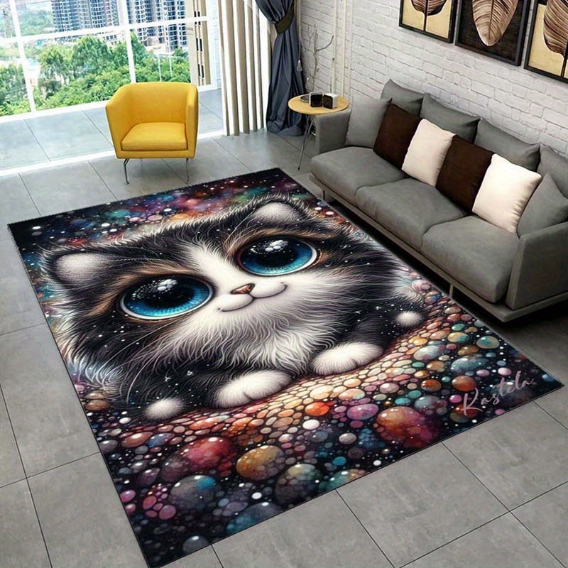 Karpet Galaxy Cat untuk Kamar  - Galaxy Home Textiles ulasan dan harga