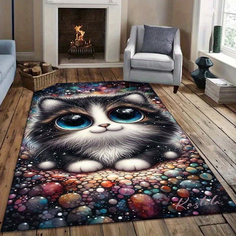 Karpet Galaxy Cat untuk Kamar  - Galaxy Home Textiles ulasan dan harga