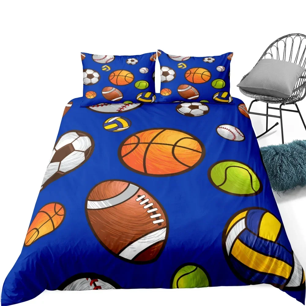 Set Sprei Kasur Basket 3D Prin - Home Textiles Uk ulasan dan harga