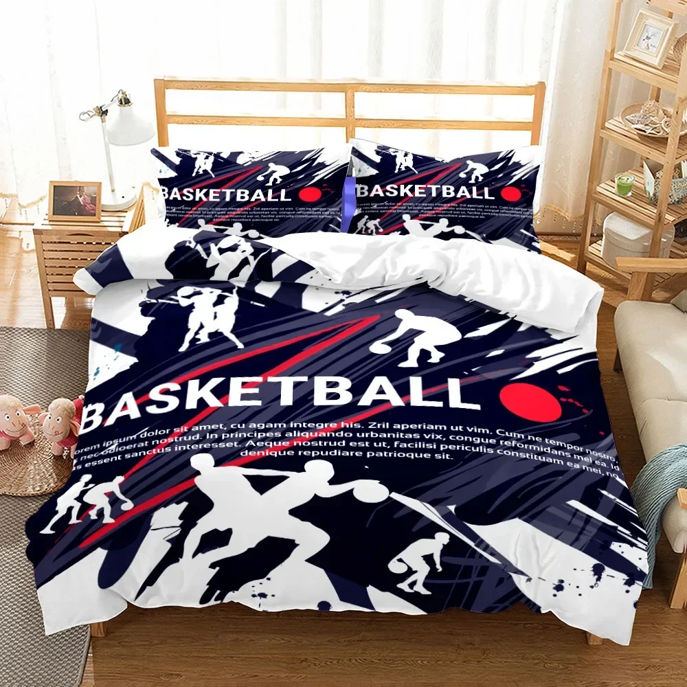 Set Sprei Kasur Basket 3D Prin - Home Textiles Uk ulasan dan harga