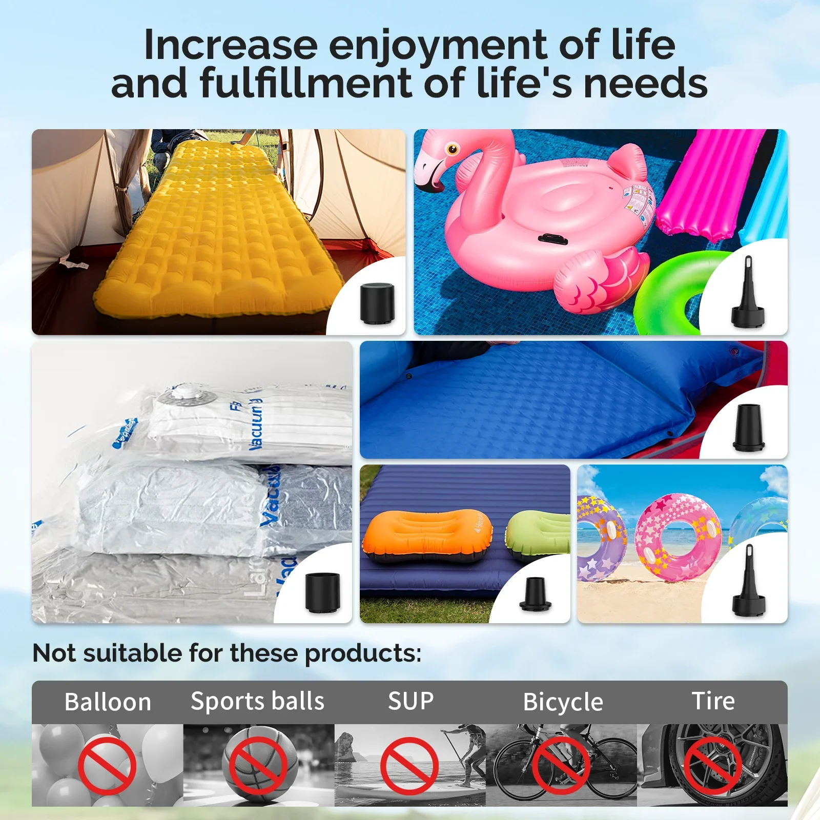 Pompa Udara Listrik ETENWOLF A - Fitted Sheet Deep ulasan dan harga