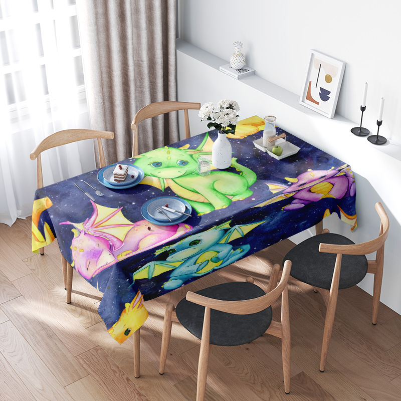 Taplak Meja Unicorn Galaksi Ce - Galaxy Home Textiles ulasan dan harga