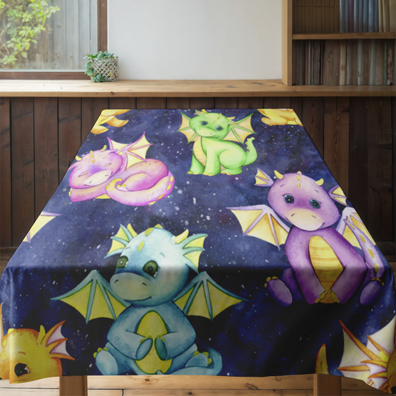 Taplak Meja Unicorn Galaksi Ce - Galaxy Home Textiles ulasan dan harga
