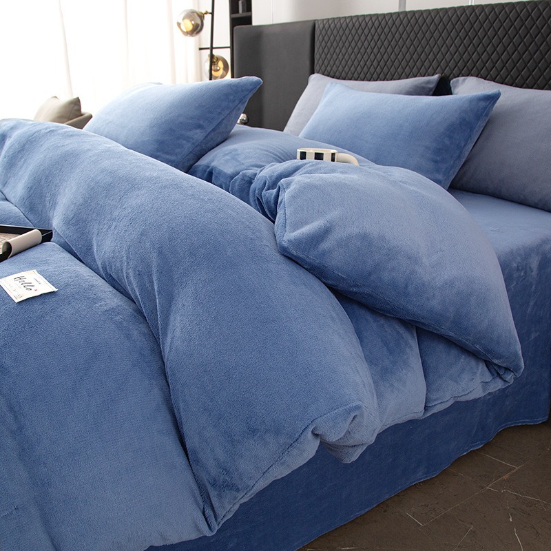 Set Sprei Empat Potong Bahan B - Linen Duvet Cover ulasan dan harga