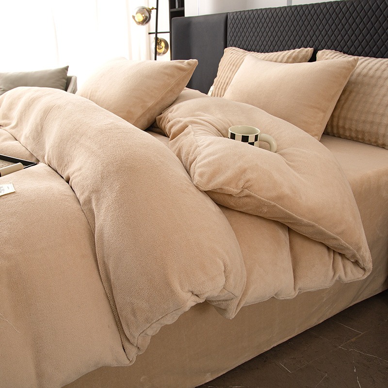 Set Sprei Empat Potong Bahan B - Linen Duvet Cover ulasan dan harga