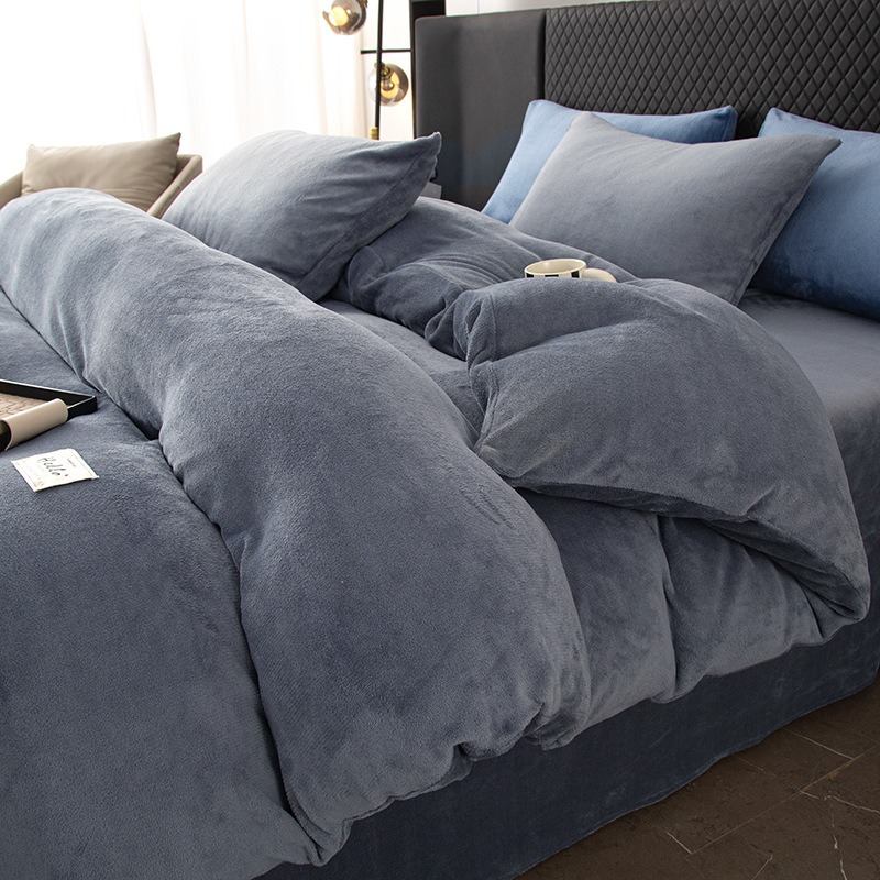 Set Sprei Empat Potong Bahan B - Linen Duvet Cover ulasan dan harga
