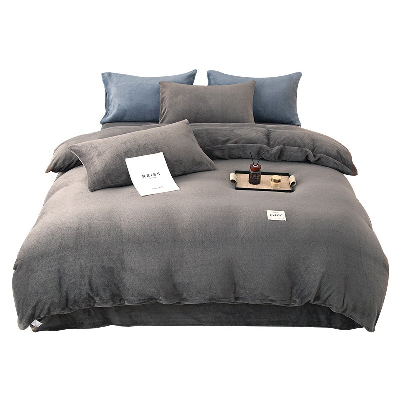Set Sprei Empat Potong Bahan B - Linen Duvet Cover ulasan dan harga