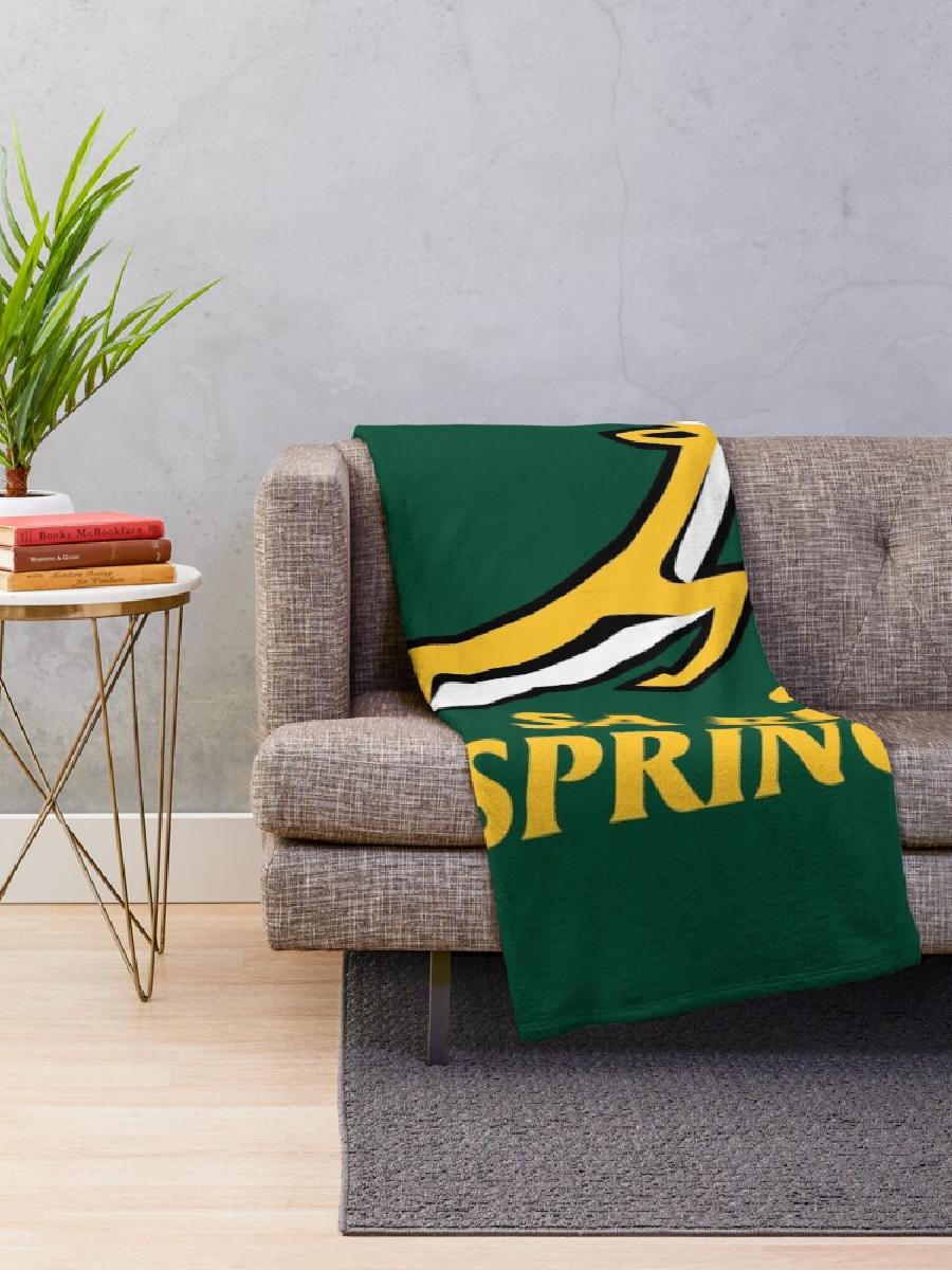 Selimut Lempar Rugby Springbok - Home Textiles Design ulasan dan harga