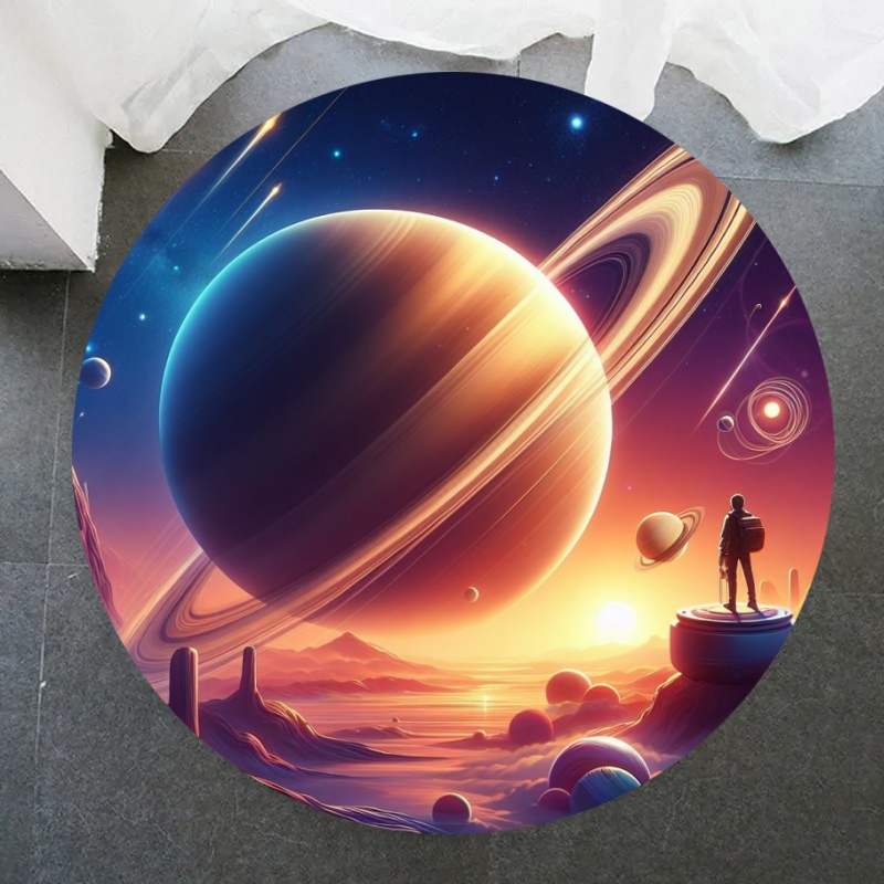 Karpet Bulat Galaxy Alam Semes - Galaxy Home Textiles ulasan dan harga
