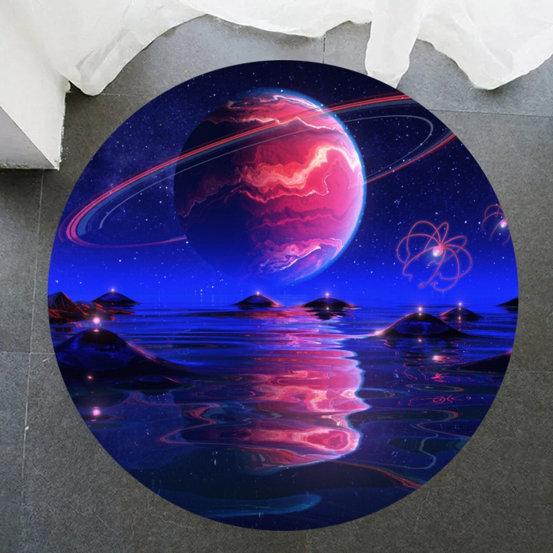 Karpet Bulat Galaxy Alam Semes - Galaxy Home Textiles ulasan dan harga